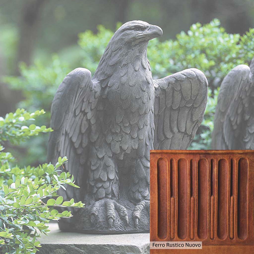 Campania International Eagle Looking Left Statue