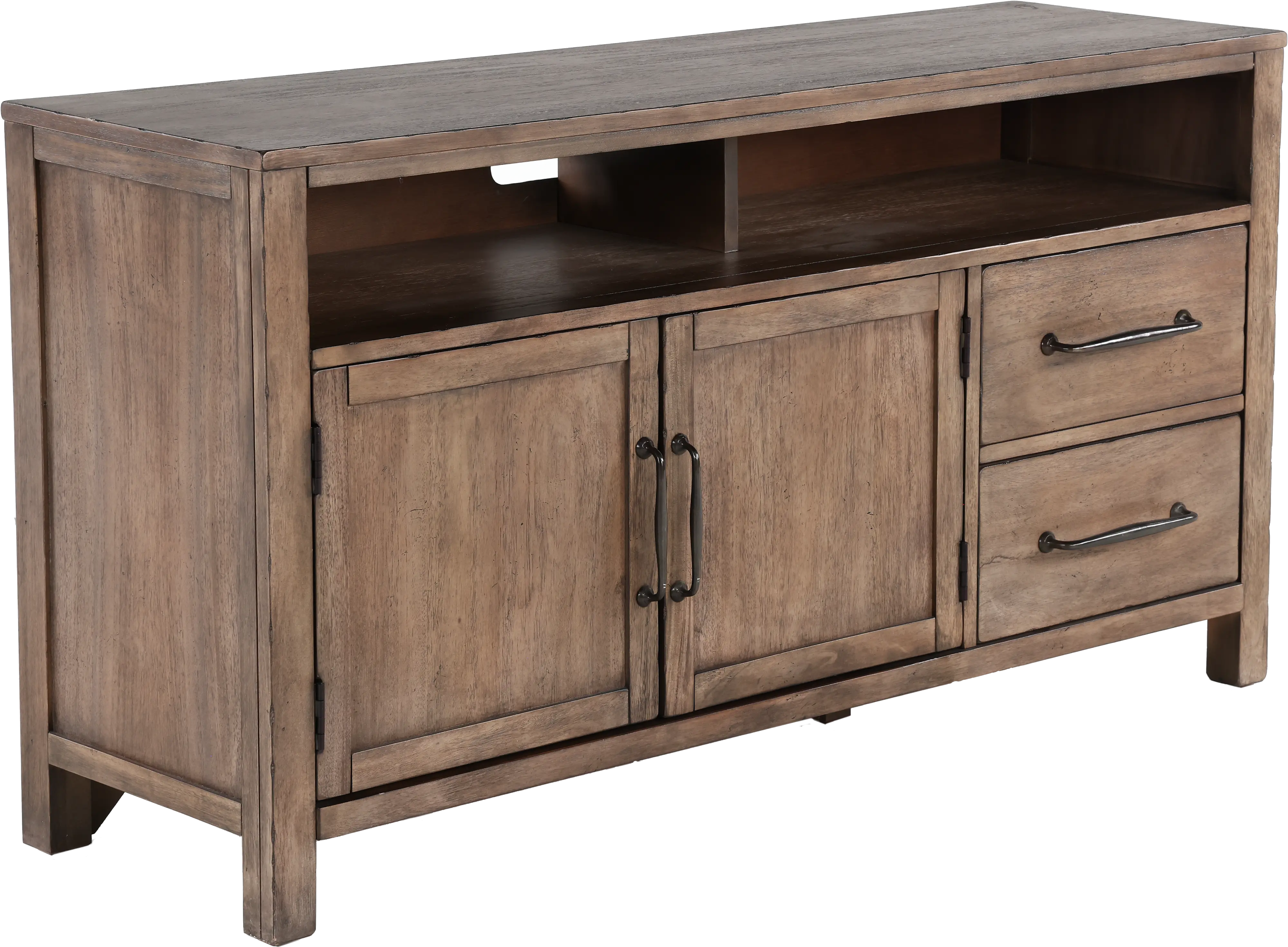 Doe Valley Light Brown Rustic 56 TV Stand