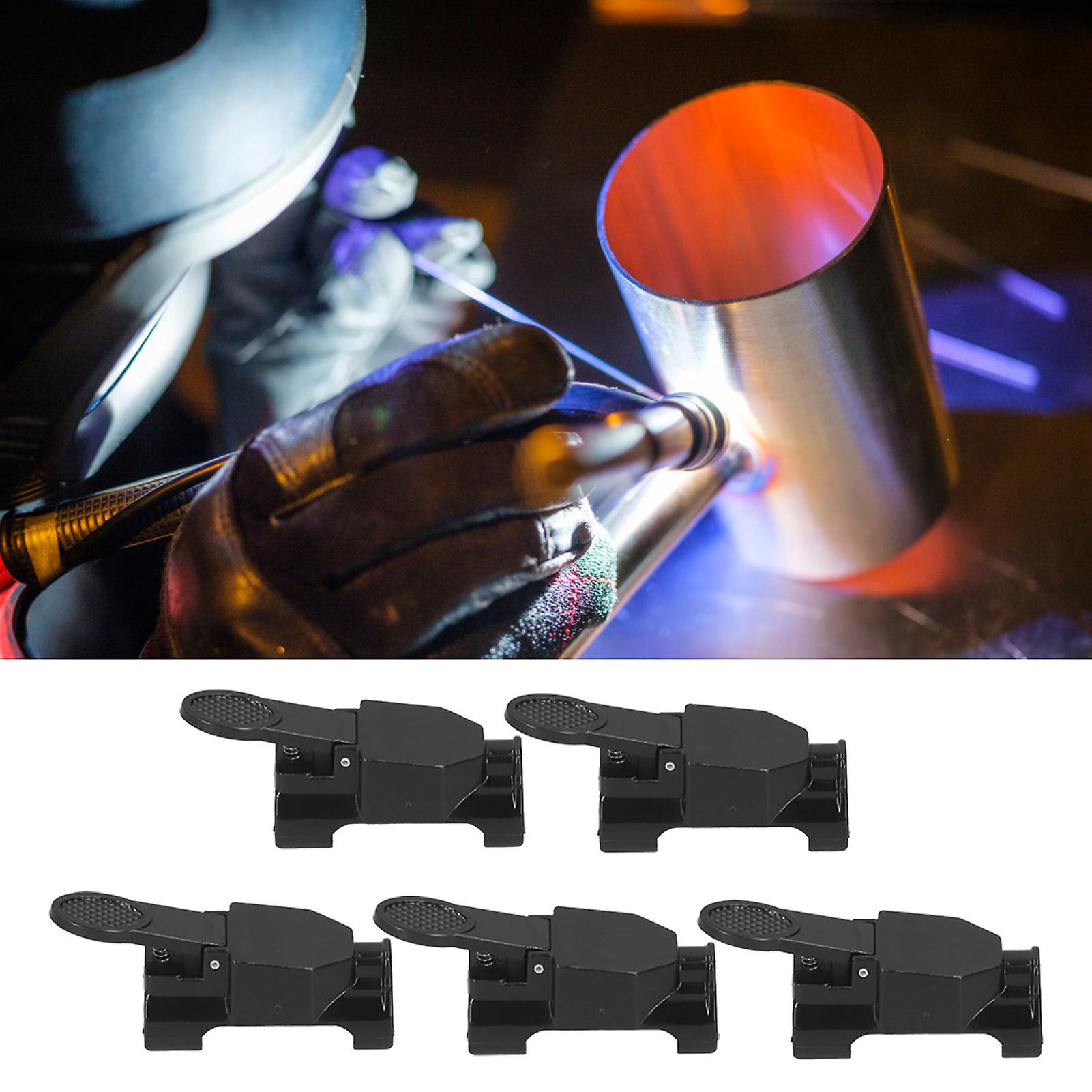 10pcs Tig Welding Torch Switch With Core Set Black Antioxidation Argon Weld Accessories