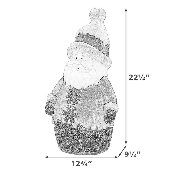 Christmas Santa Resin Statue