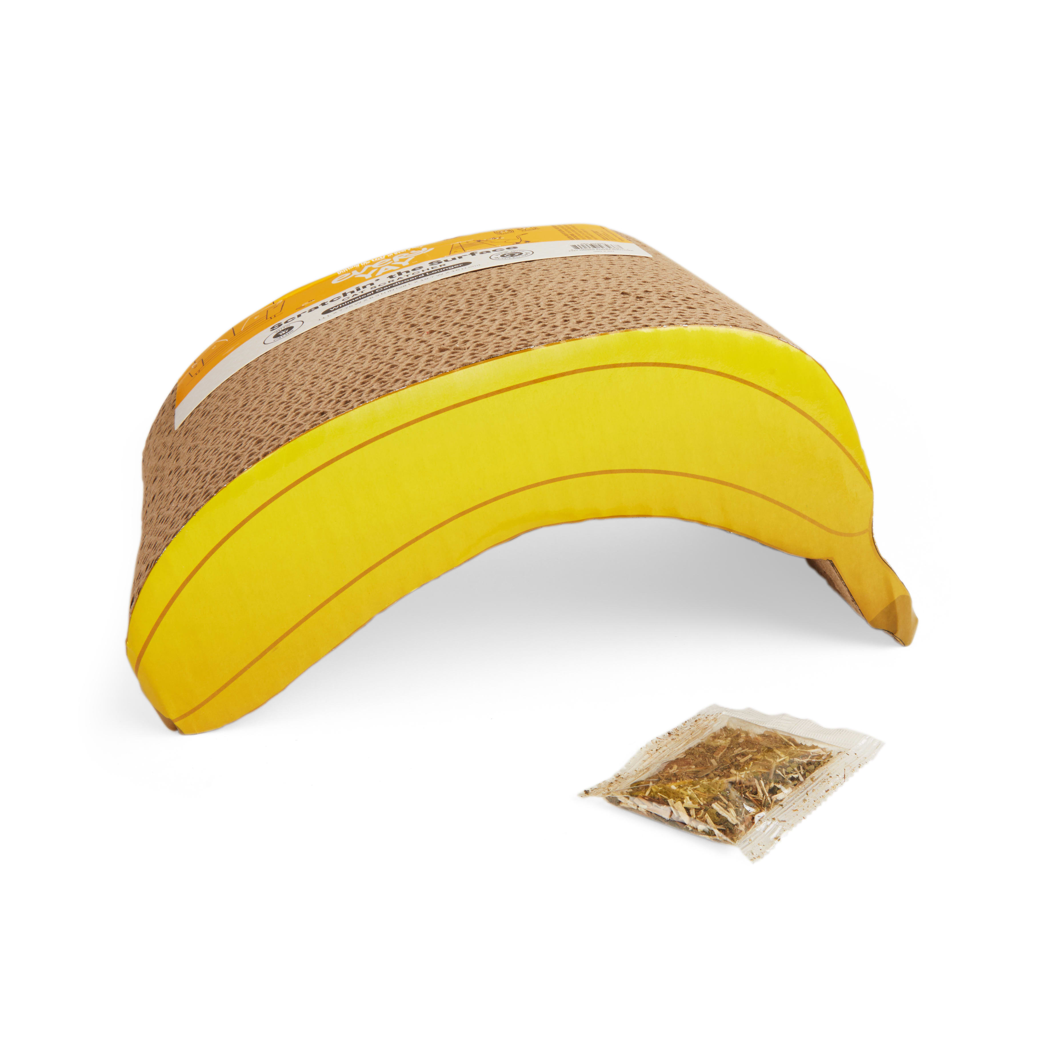 EveryYay Cardboard Banana Cat Scratcher