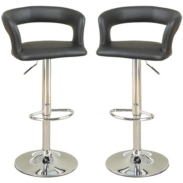 Bar Stool Counter Height Chairs Set of 2 Adjustable Height