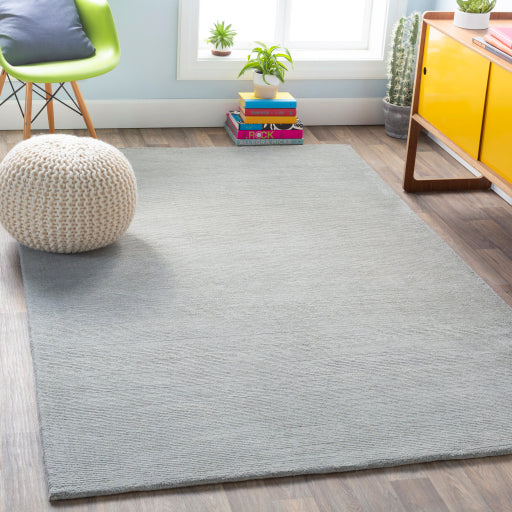 Mystique Wool Modern Medium Gray Rug