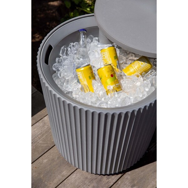 Outdoor Cooler Side Table