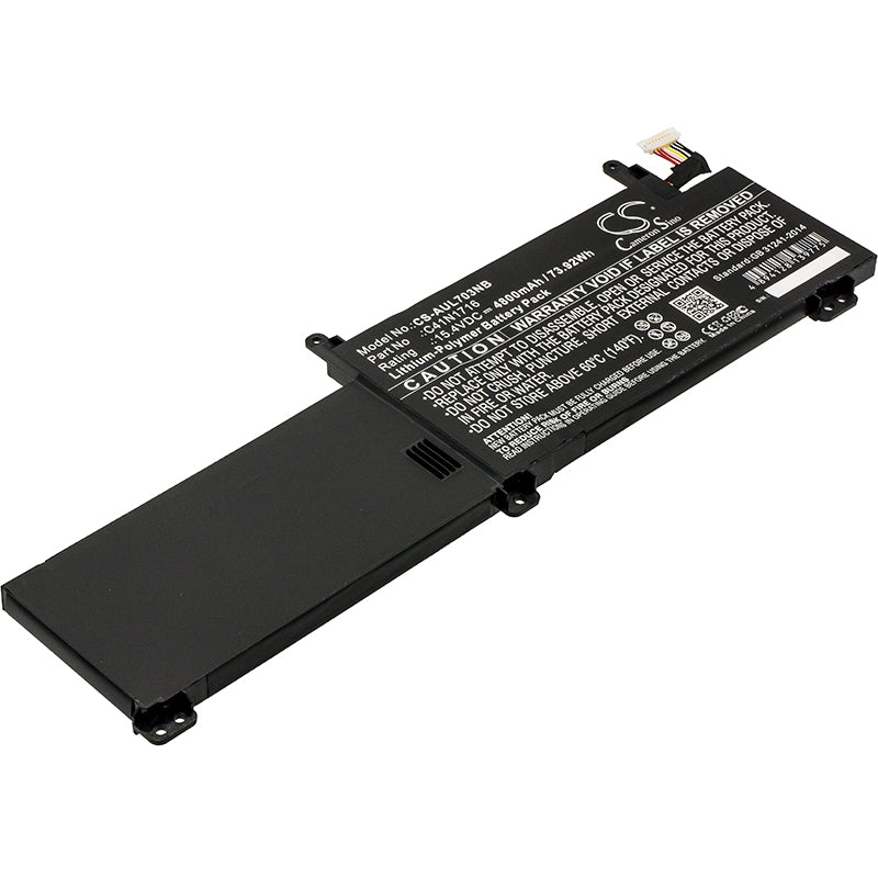 Asus GL703GM GL703GM0051A8750H GL703GM71200T GL7 Replacement Battery BatteryClerkcom Laptop and Notebook