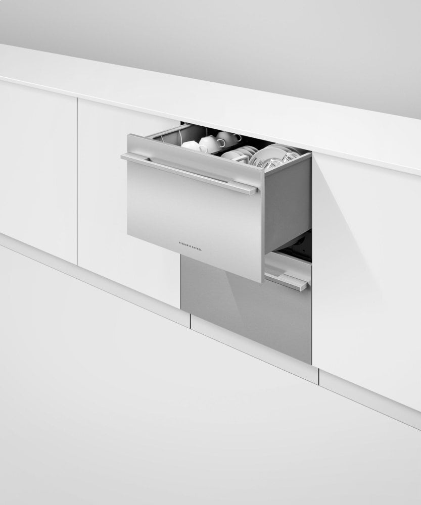 Fisher & Paykel DD24DI9N Integrated Double Dishdrawer Dishwasher, Sanitize