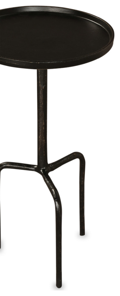 Bronze Tripod Side Table  Liang  ampEimil Agoda   Industrial   Side Tables And End Tables   by Oroa   Distinctive Furniture  Houzz