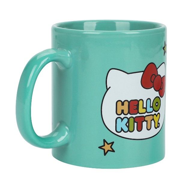 Hello Kitty Stars 2 pack 16 Oz Ceramic Mug Set