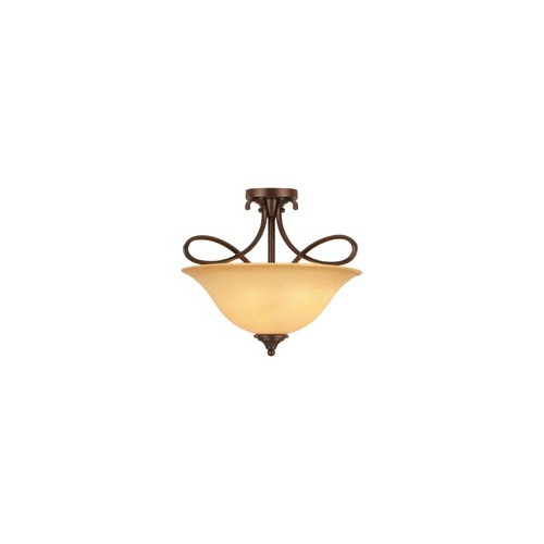 Hardware House Bennington 3-Light Semi-Flush Ceiling Fixture  Finish: Antique Bronze