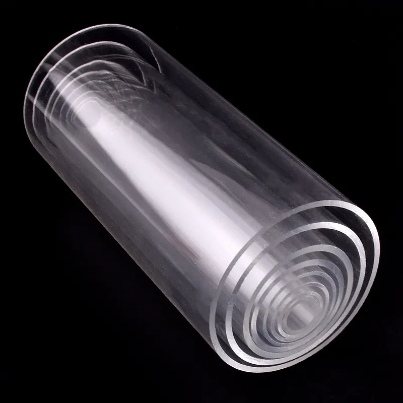 O.D 3mm~110mm High Transparent Acrylic Tube Fish Tank Aquarium Plexiglass Tube Garden Irrigation Water Supply Pipe