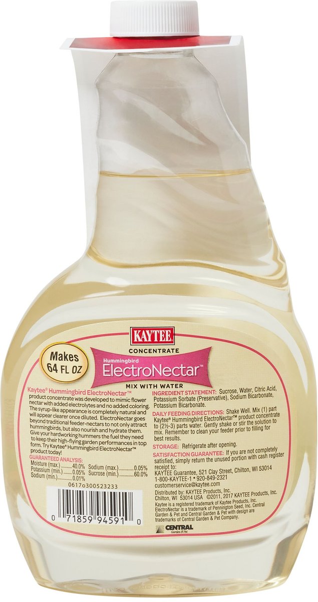 Kaytee Electronectar Hummingbird Food Concentrate， 16-oz bottle