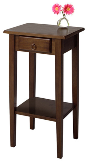 Winsome Wood Regalia Accent Table With Drawer  Shelf   Transitional   Side Tables And End Tables   by Skyline Decor  Houzz