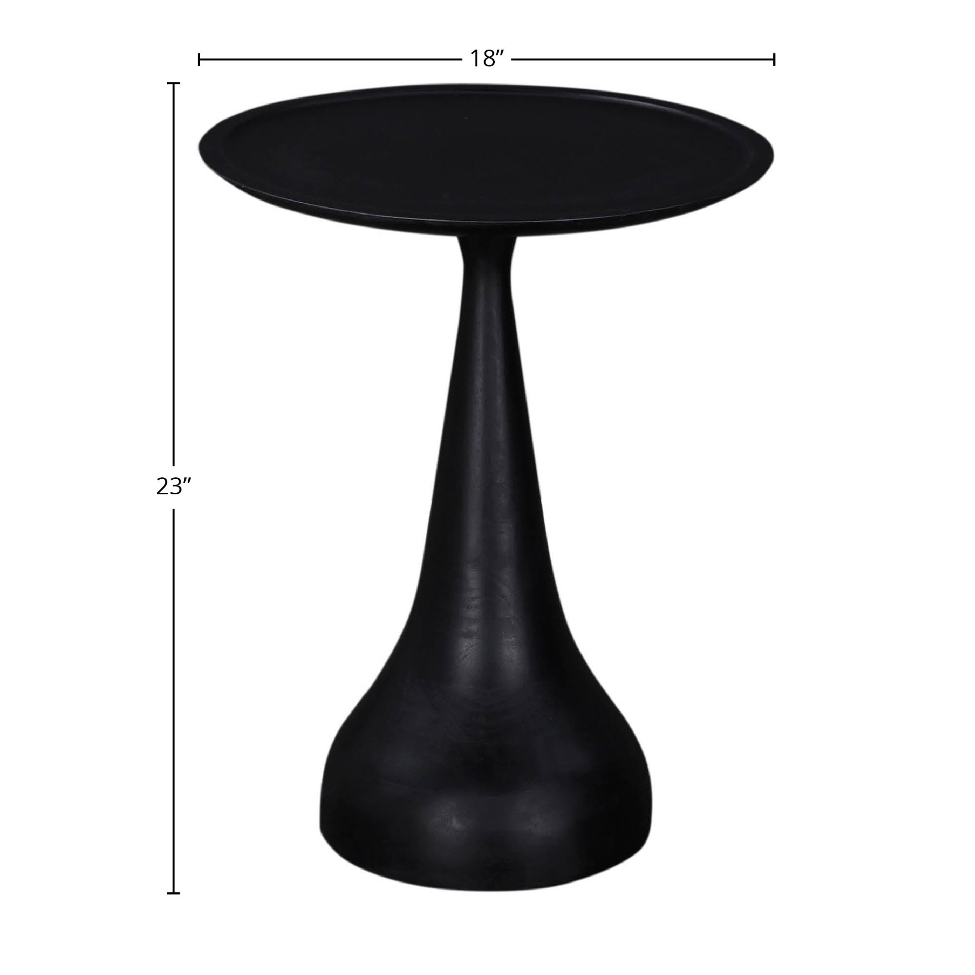 Polina Side Table – Ebony