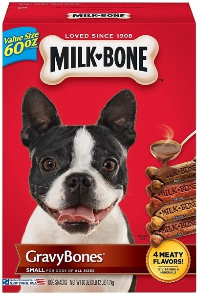 Milk-Bone GravyBones Small Biscuit Dog Treats