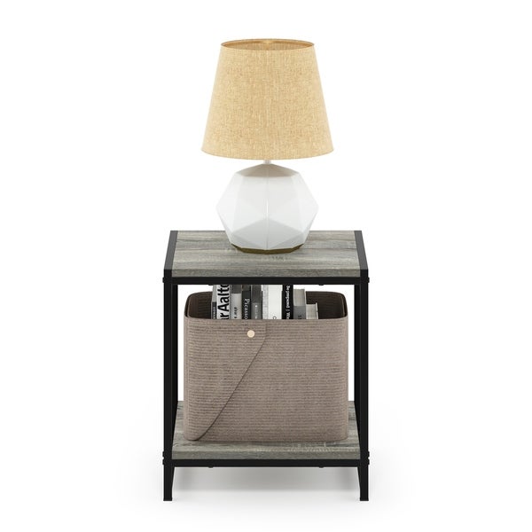 Furinno Camnus Modern Living 2-Tier End Table