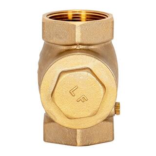 EZ-FLO 1-12 in. IPS Brass Swing Check Valve 20429LF