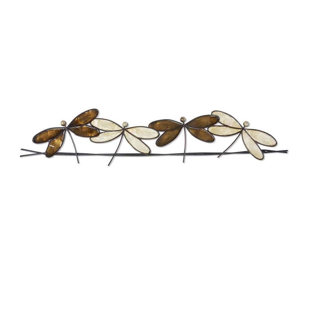 Dragonflies On A Wire Brown (m4004 br)   1 x 28 x 7