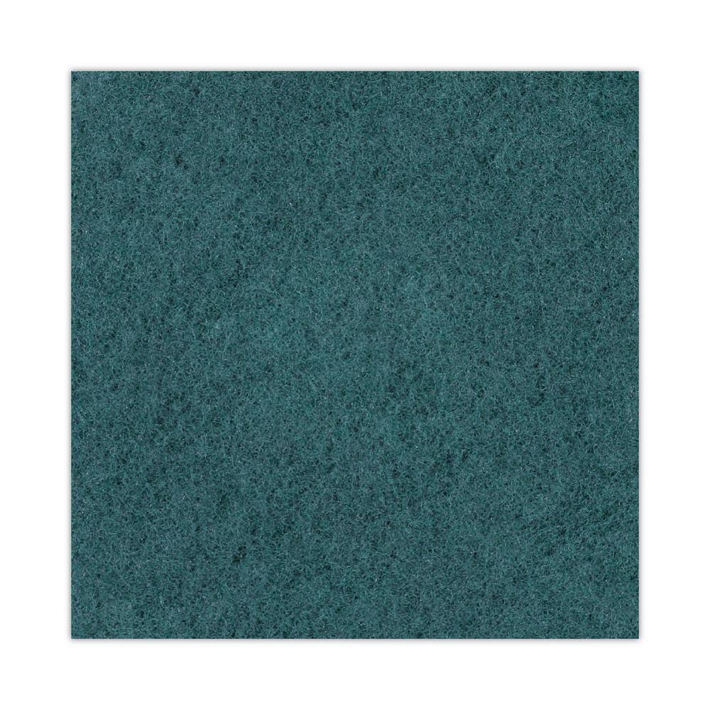 Boardwalk 16in. Diameter Green Heavy-Duty Scrubbing Floor Pads (5-Pack) BWK4016GRE