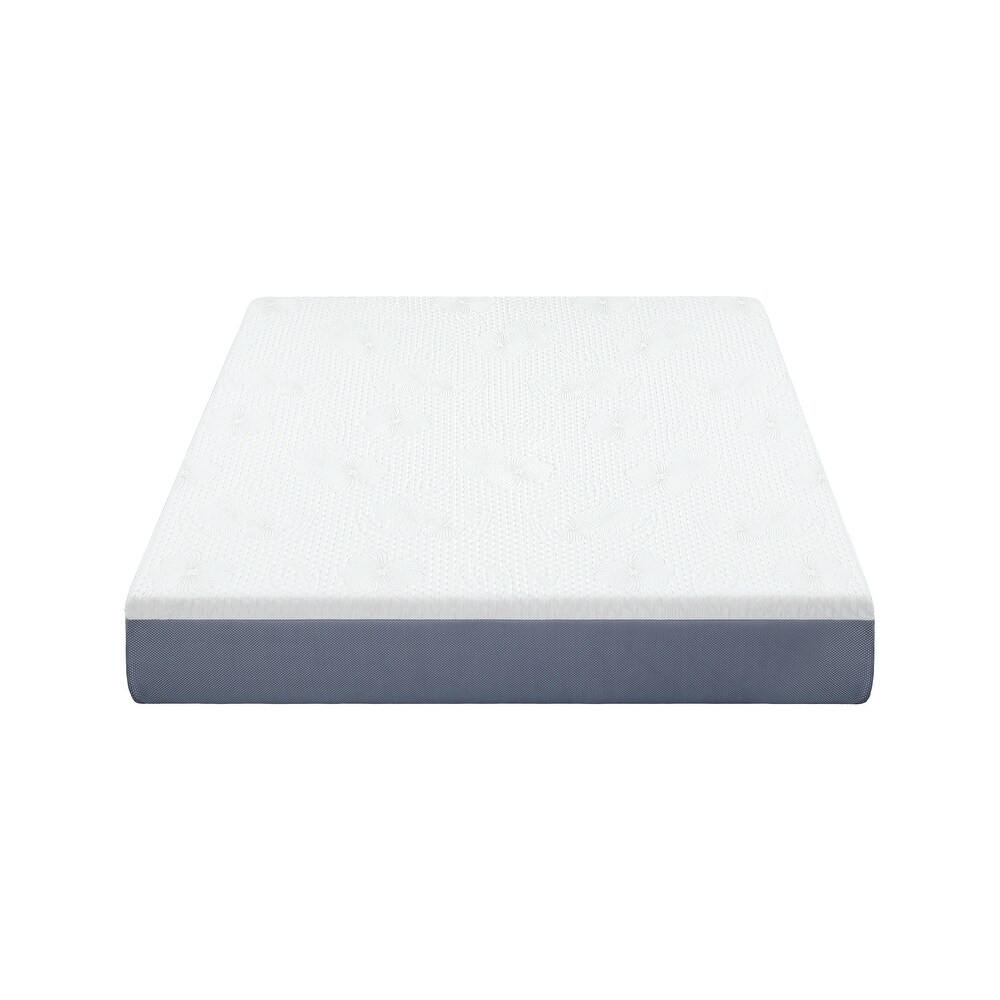 Sleeplanner 10 inch Comfort Gel Memory Foam Mattress  Gray