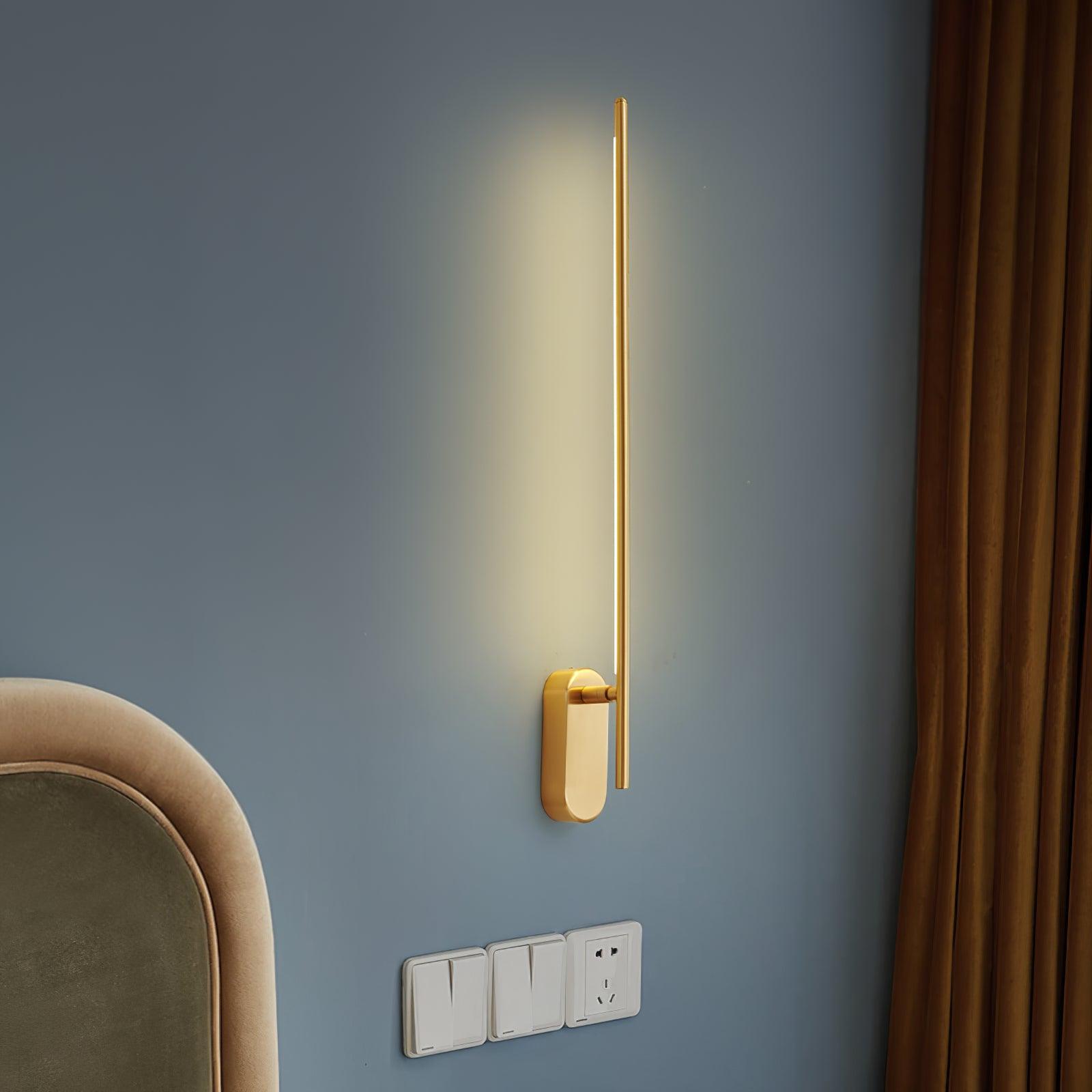 Stick Shaped Metal Sconce