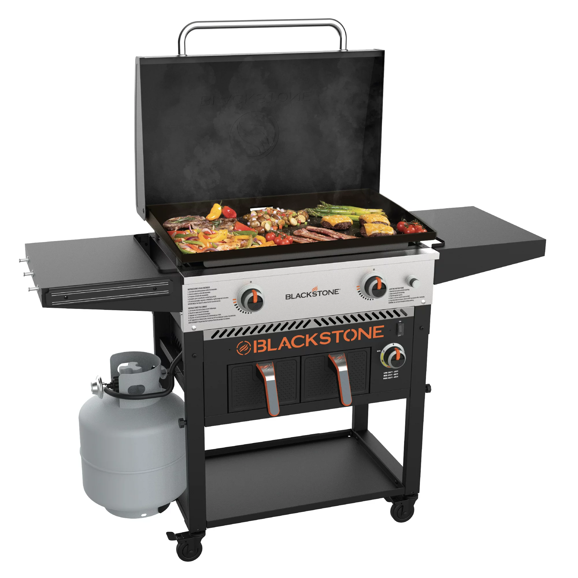 Blackstone 2-Burner 28 Griddle with Air Fryer Combo