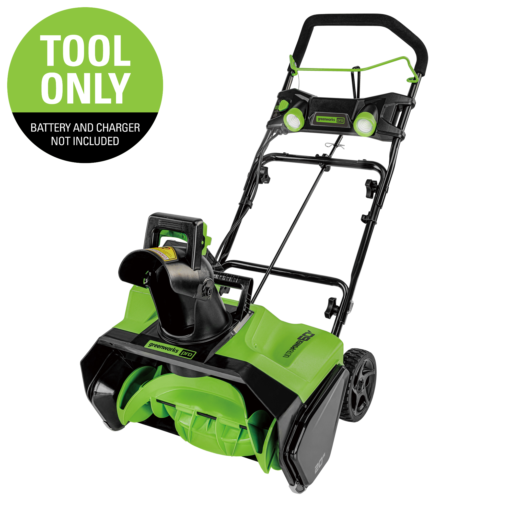 60V 20-Inch Cordless Snow Blower | Greenworks Tools