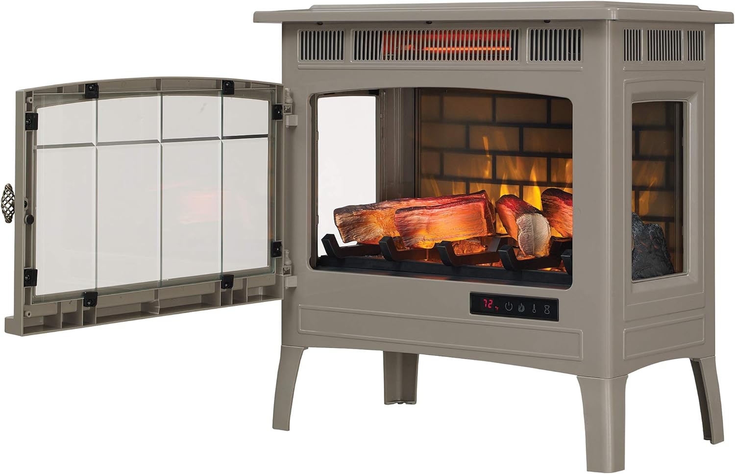 💝Last Day 70% Off✨ Electric Infrared Quartz Fireplace Stove with 3D Flame Effect