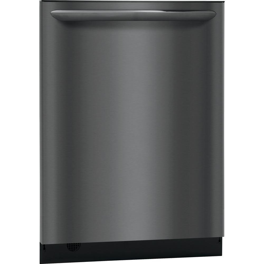 FRIGIDAIRE GALLERY 24 in. Smudge Proof Black Stainless Steel Top Control Built-In Tall Tub Dishwasher with Stainless Steel Tub 49 dBA FGID2479SD