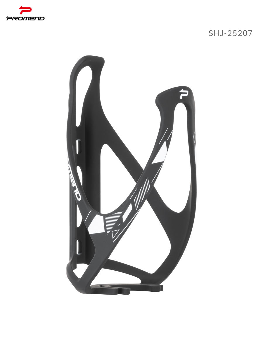 PROMEND 25207  Black Color Durable Strong Nylon Cycling Bike Bottle Cage  Lightweight Bicycle Plastic Water Bottle Cage