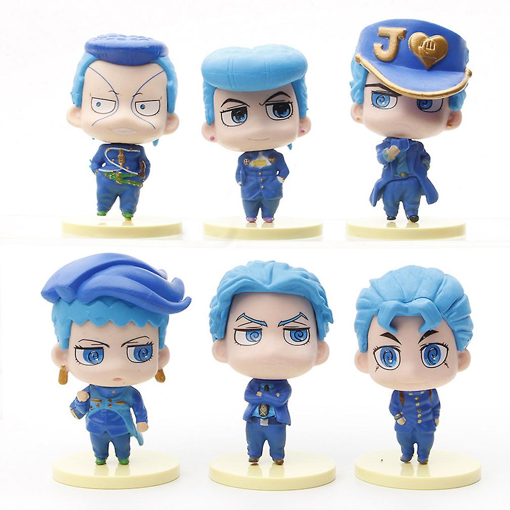 6pcs Jojo's Bizarre Adventure Figure Toy Model