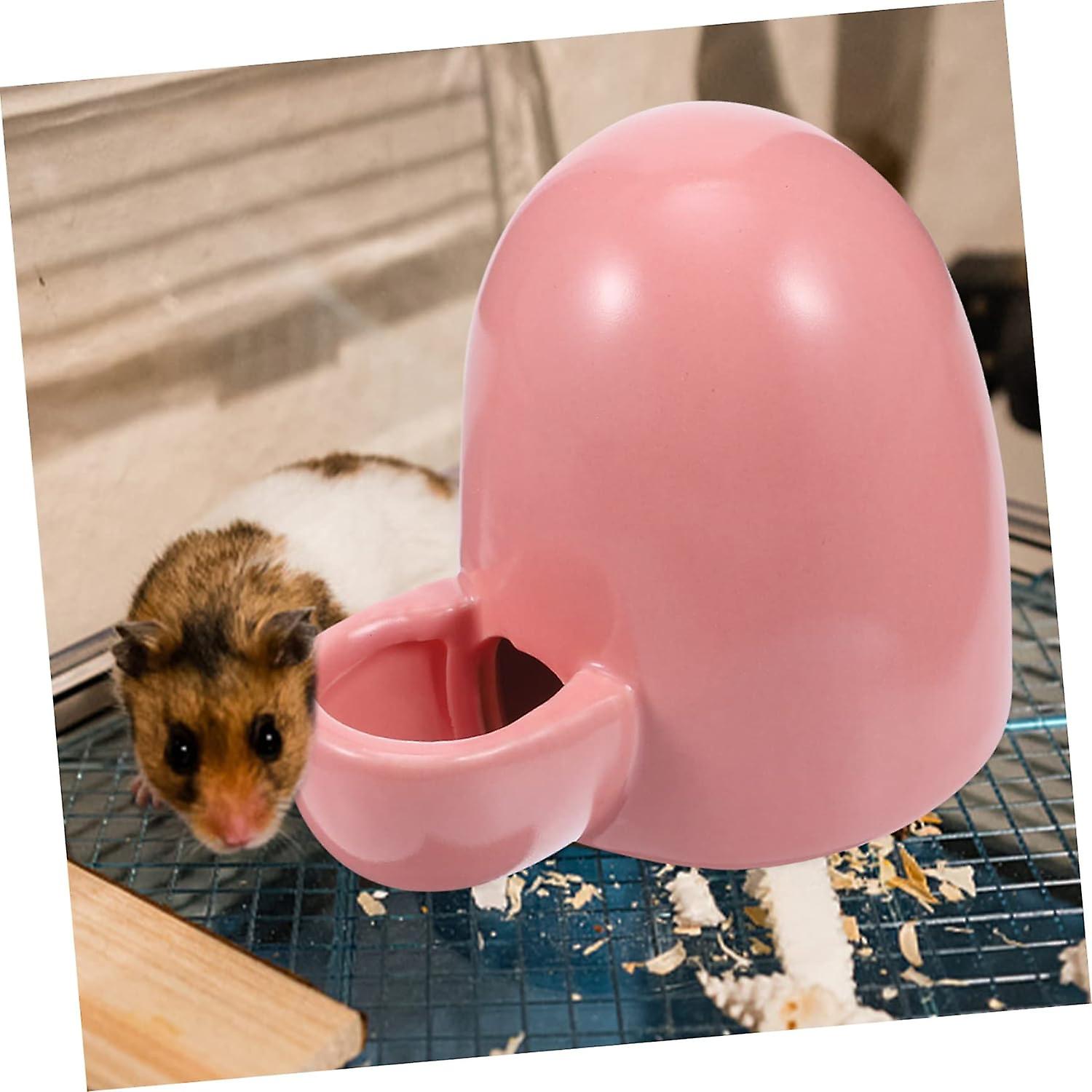 Gravity Waterer Hamster Drinking Bottle small animal water feeder hamster water bowl ceramic kettle