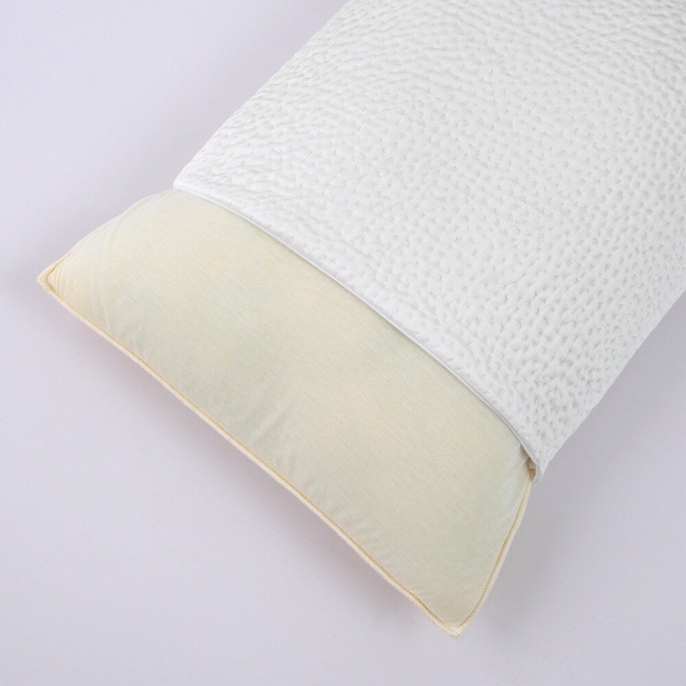 Memory Foam Cooling Pillow  Bed Pillows for Sleeping for Back Side and Stomach Sleeper  Washable Case  29\