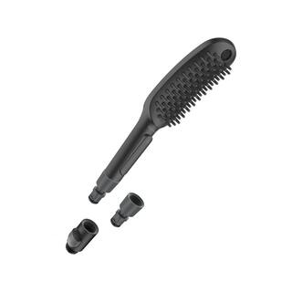 Hansgrohe Dog Shower 3-Spray Patterns with 1.75 GPM 5 in. Wall Mount Handheld Shower Head in Black 04973670