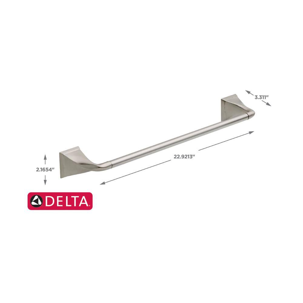 Delta Everly 18 in. Towel Bar in Brushed Nickel EVE18-BN