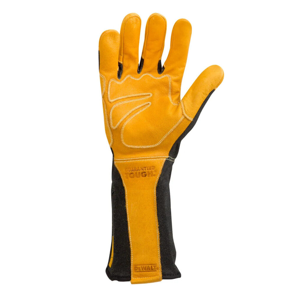 DW Welding Gloves Small Black/Yellow Premium Leather TIG DXMF03051SM from DW