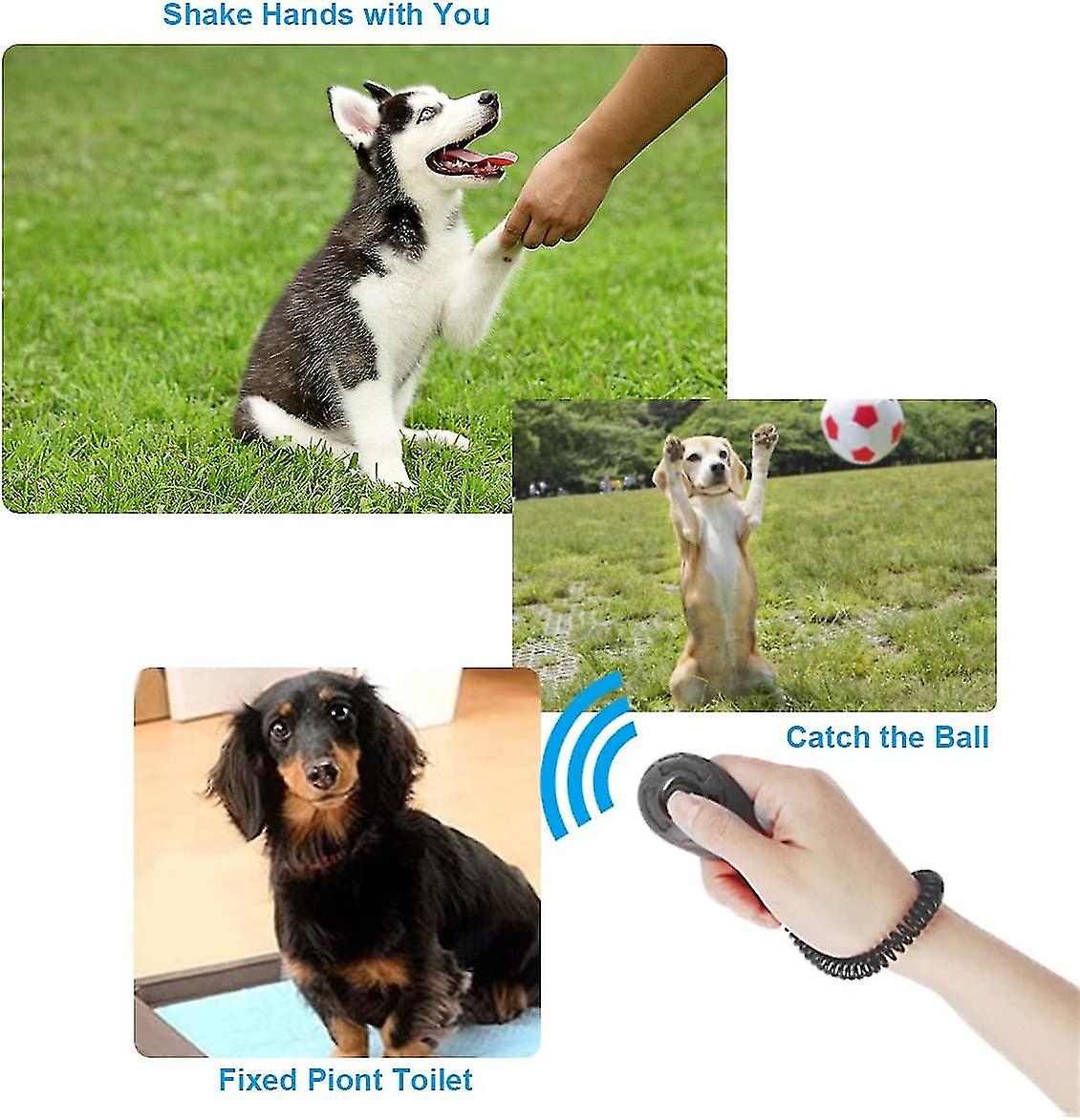 Dogs Clicker， [3 ] Clickers For Dog Training With Wrist Strap Clicker Training