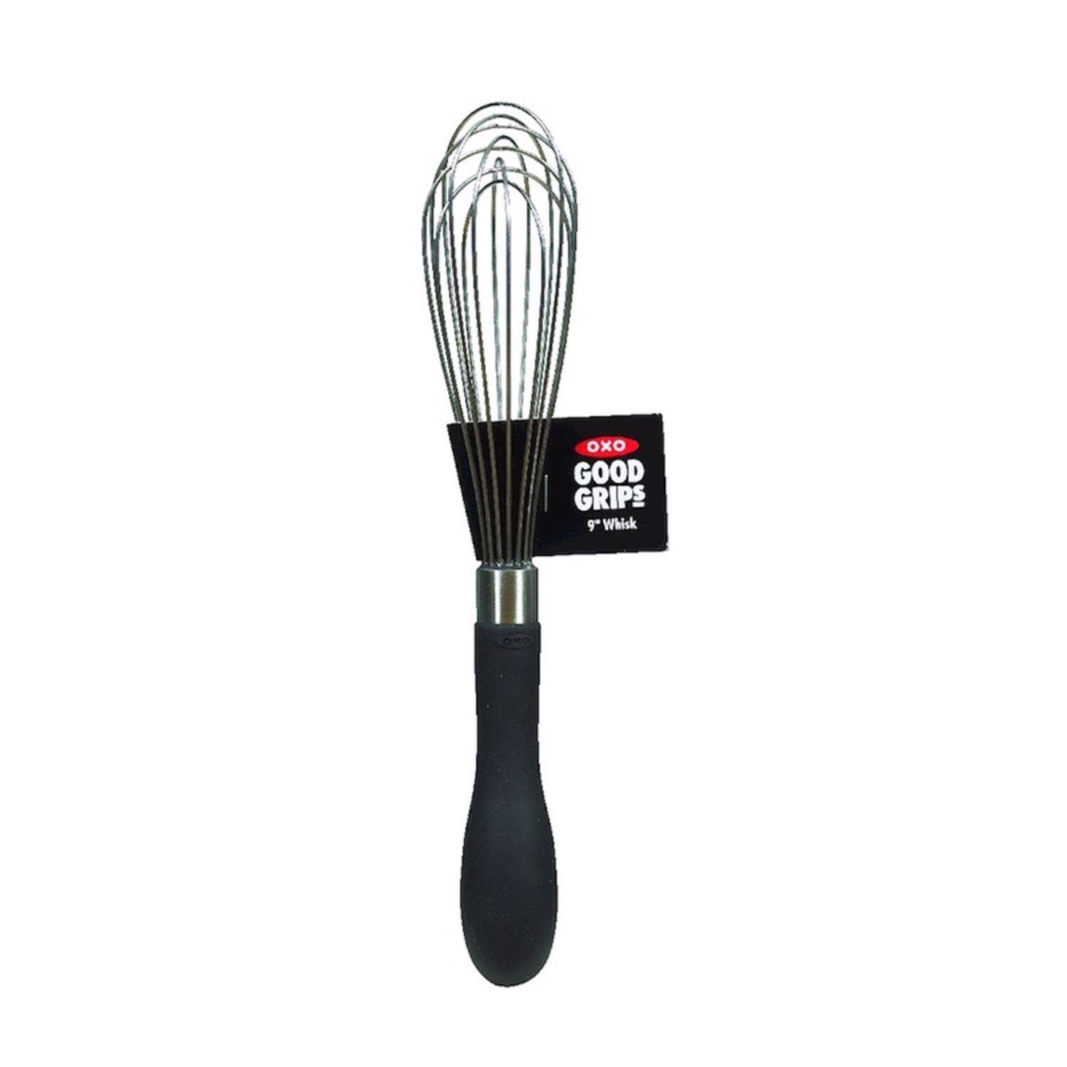 OXO Good Grips Silver/Black Stainless Steel Whisk