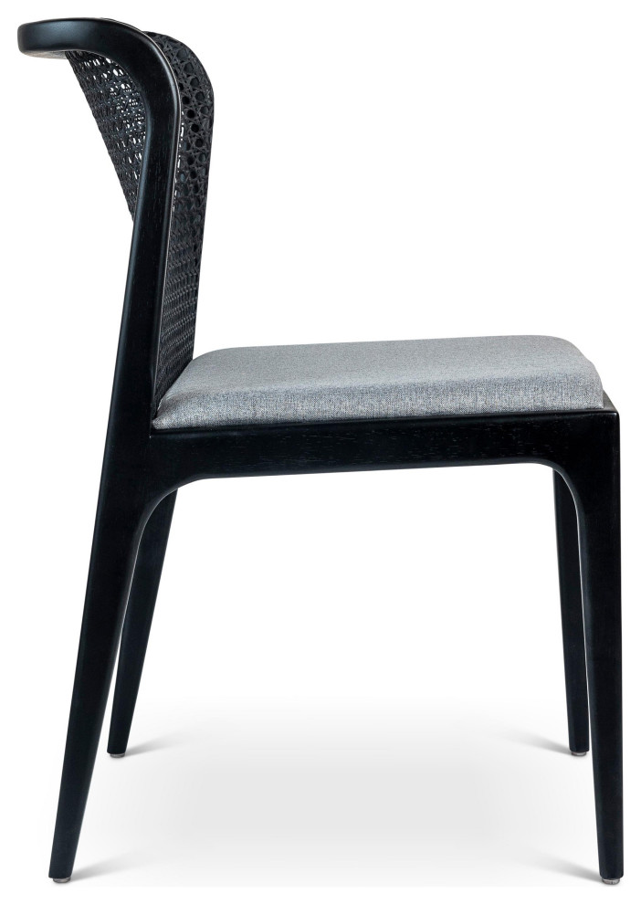 Modern Brazilian  Eloa  Cane Side Chair   Tropical   Dining Chairs   by Urbia  Houzz