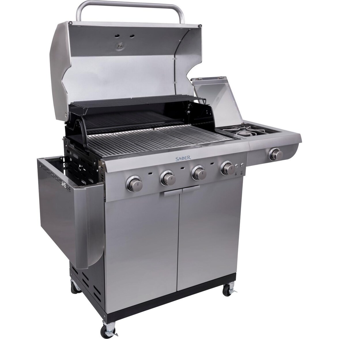 Saber Select 4-Burner 30-Inch Infrared Propane Gas Grill With Side Burner