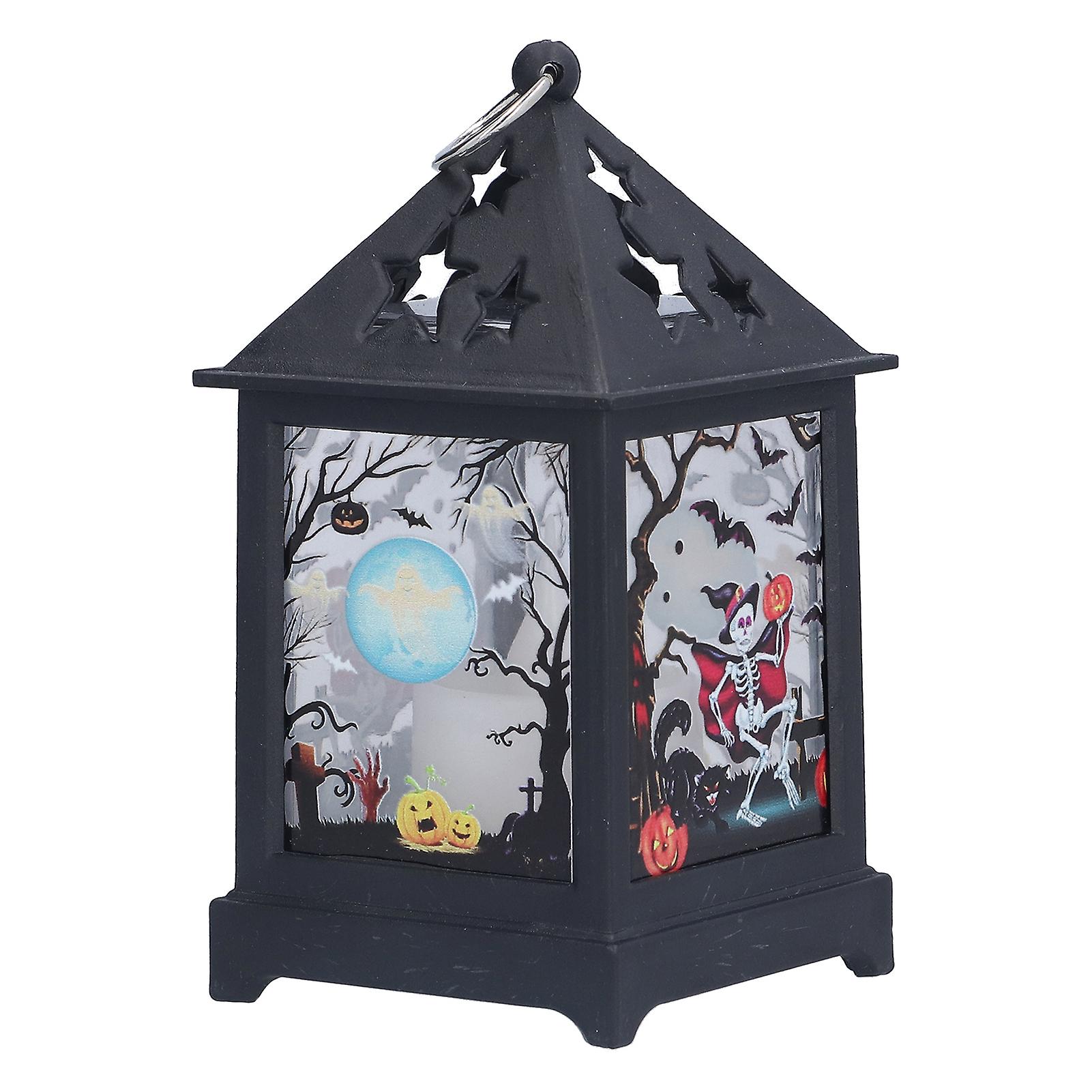 Halloween Decorative Night Light Led Innovative Lanterns Desktop Ornament For Festivalskeleton