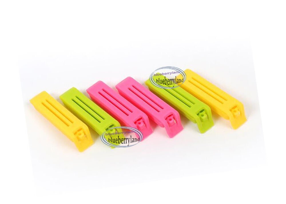 Set of 12 Food Bags Sealing Clips Kitchen Storage Bag Sealing Clip chips bread packing home