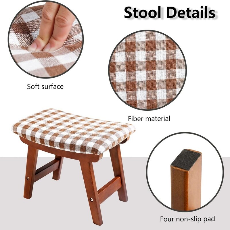 Small Foot Stools(Walnut Legs)