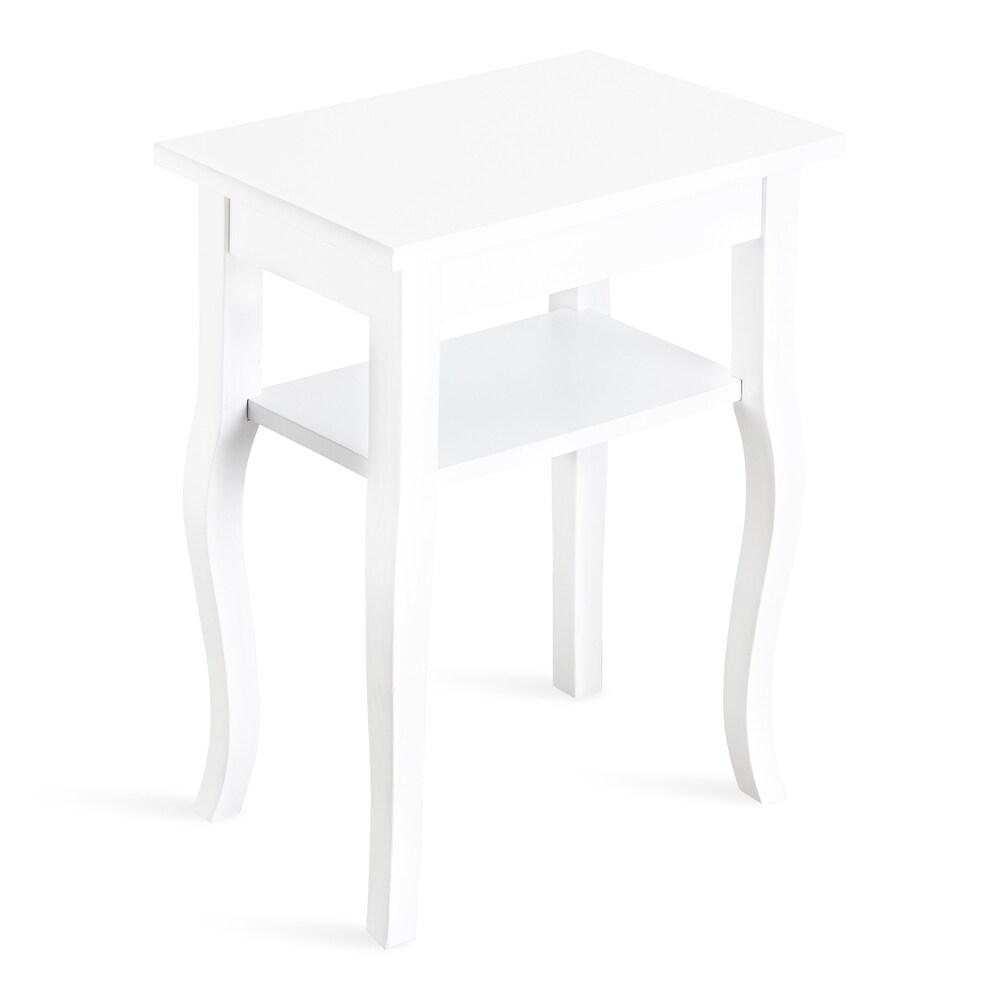 Kate and Laurel Lillian Wood Side Table   18x12x24