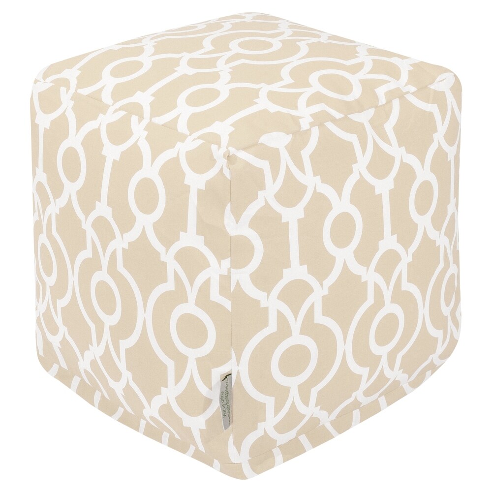 Majestic Home Goods Athens Indoor / Outdoor Ottoman Pouf Cube