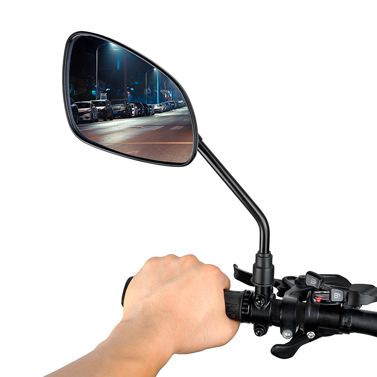 Wide Range Electric Bike Rearview Mirror Bicycle Back View Mirror Cycling Handlebar Mirror