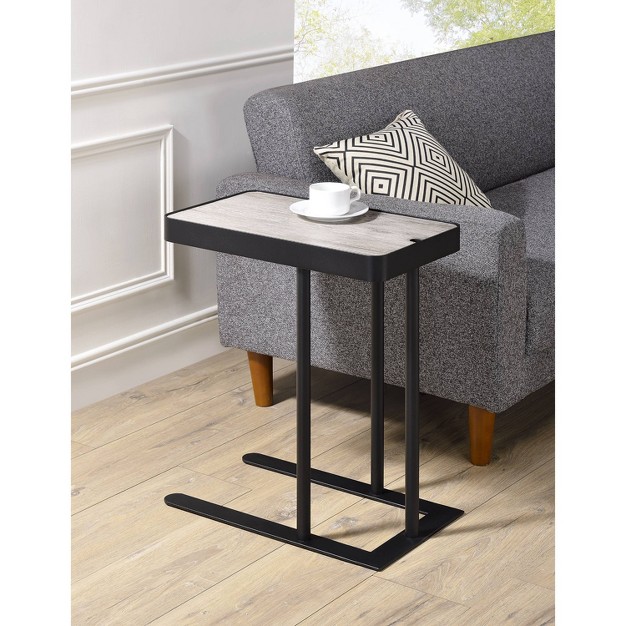 Callander Hidden Storage Height Adjustable Side Table Mibasics