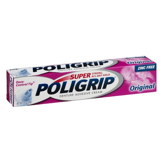 Poligrip Original Super  2.4 Ounces  4 per case