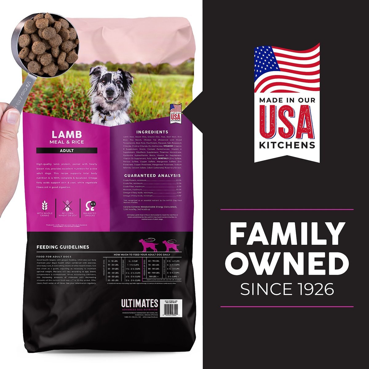 Ultimates Lamb Meal and Brown Rice Dry Dog Food