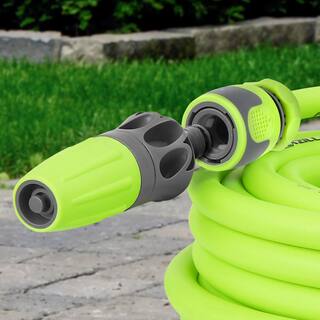 Flexzilla 12 in. x 50 ft. Quick Connect Attachments with Garden Hose Kit HFZG12050QN