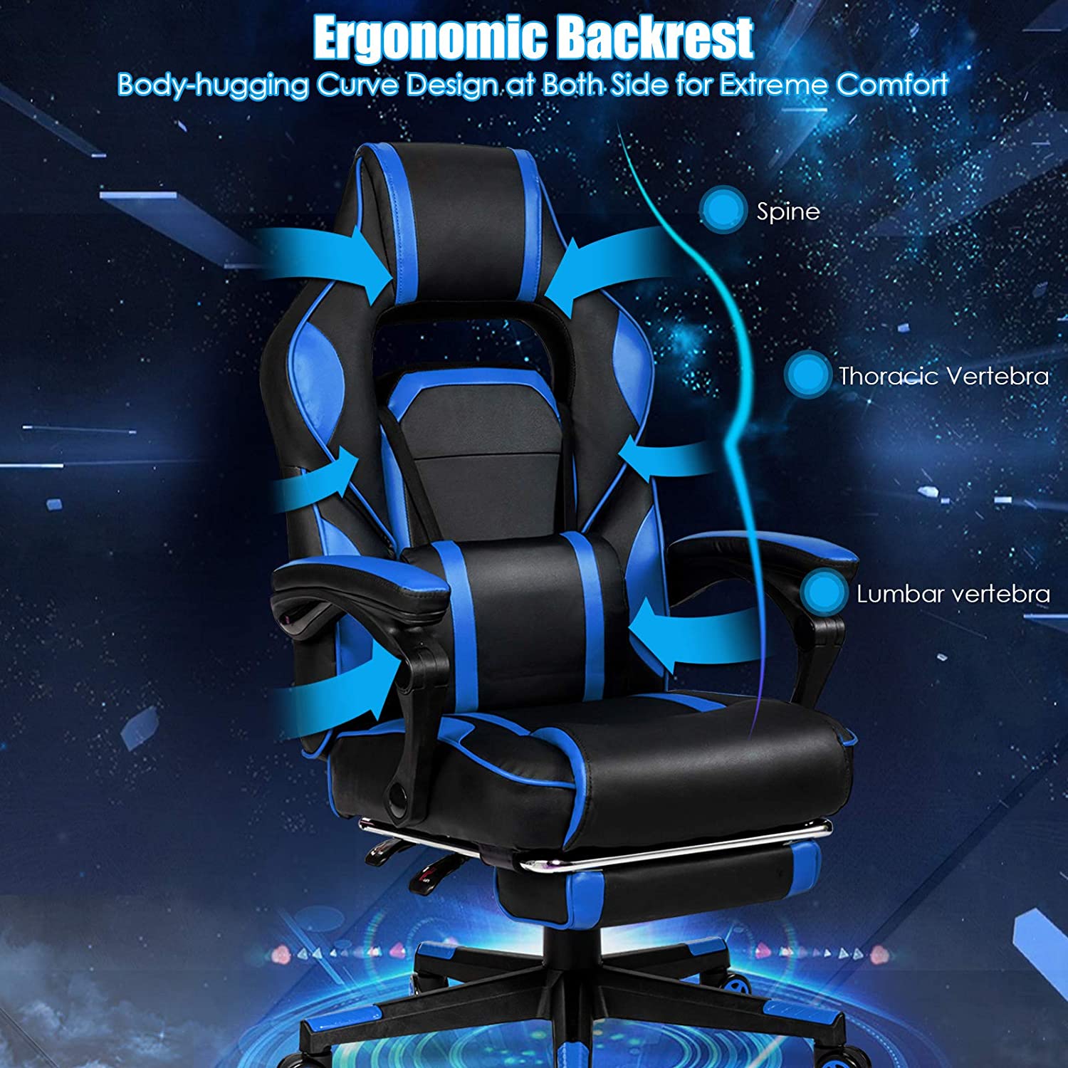 Ergonomic Gaming Chair, Executive Computer Office Chair